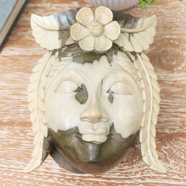 Artisan Crafted Hibiscus Wood Decorative Box, 'Lady Rose' Artisan Crafted Hibiscus Wood Decorative Box, 'Lady Rose'