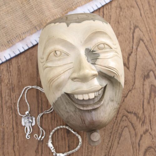 Balinese Hibiscus Wood Decorative Box, 'Balinese Theater' Balinese Hibiscus Wood Decorative Box, 'Balinese Theater'