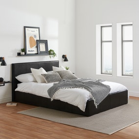 Berlin Ottoman Bed Frame, Faux Leather Berlin Ottoman Bed Frame, Faux Leather