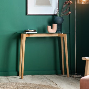 Brea Console Table, Glass