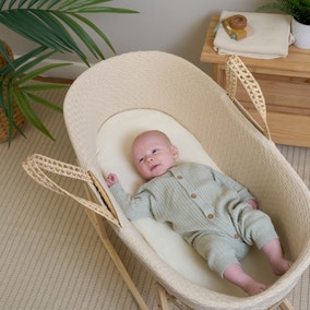 Clair De Lune Organic Moses Basket