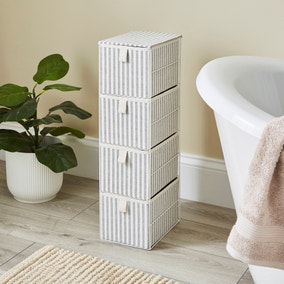 Coastal Stripe Storage Drawers Coastal Stripe Storage Drawers