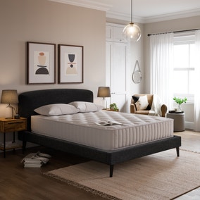Modern Curved Upholstered Bed Frame Modern Curved Upholstered Bed Frame