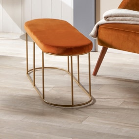 Nino 2 Seater Velvet Bench