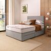 Silentnight Divan Bed With Fabric Paris Headboard and 800 Pocket Sprung Mattress