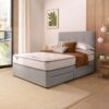 Silentnight Divan Bed With Francisco Fabric Headboard and 800 Pocket Sprung Mattress