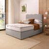 Silentnight Divan Bed With Francisco Fabric Headboard and 800 Pocket Sprung Mattress